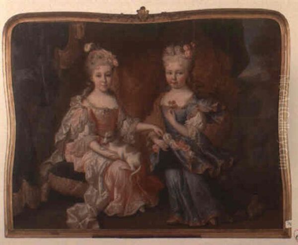 Portrait Presume De Louise Elisabeth De France Et Anne Henriette De France - view 1