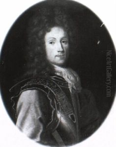 Portrait D'un Gentilhomme Au Jabot by Alexis-Simon Belle