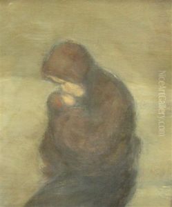 Mother And Child by Charles Ernest de Belle