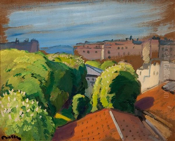 Vue D'une Ville Mediterraneenne (alger ? ) - view 1