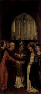 The Betrothal Of The Virgin by Jean Bellegambe the Elder