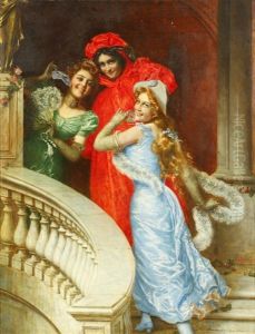 Off To The Masquerade by Gaetano Bellei