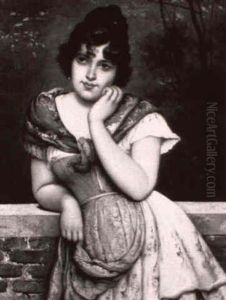 A Young Dreamy Italian Beauty