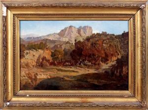 Vue Des Gorges De La Chiffa by Jean Joseph Francois Bellel