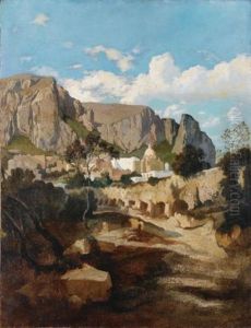 Vue De La Chartreuse De Capri by Jean Joseph Francois Bellel