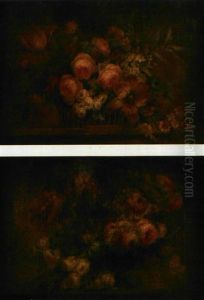 Corbeilles De Fleurs (+ Another; Pair) by Michel Bruno Bellenge