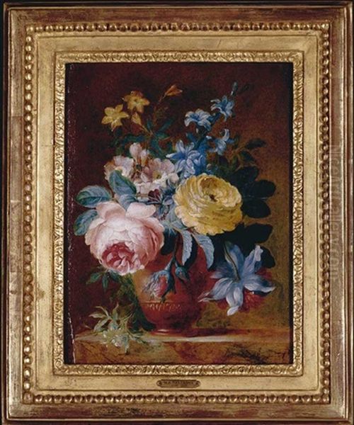 A Still Life Of Flowers In A Vase - view 1