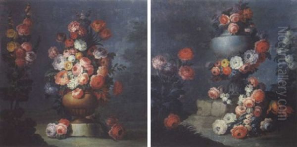 Bouquet De Fleurs Sur Un Entablement - view 1