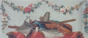 Stille Life With Musical Instruments by Michel Bruno Bellenge