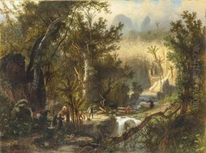 La Cueva Del Guaracho, Venezuela by Ferdinand Konrad Bellermann