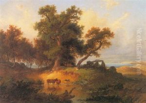 Auf Rugen by Ferdinand Konrad Bellermann