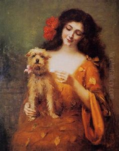 Spoiling "fido" by Auguste Emile Bellet