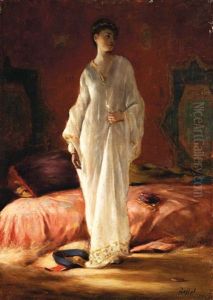 Orientale A La Tunique Blanche by Pierre Bellet
