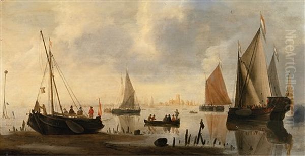 Seestuck Mit Der Ansicht Von Dordrecht - view 1