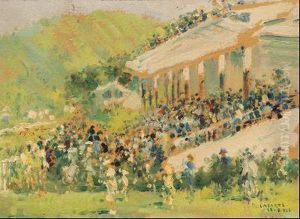 Hipodromo De Lasarte(san Sebastian) by Jose Aguilera