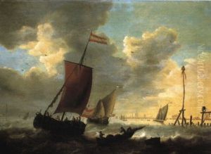 Marine by Jacob Adriaenz. Bellevois