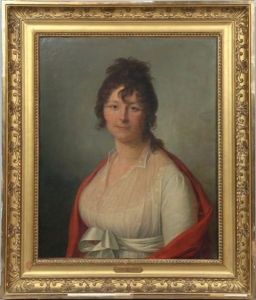 Portrait De Jeune Femme, Probablement La Fille De L'artiste