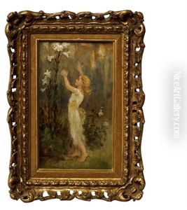 Girl With Lillies