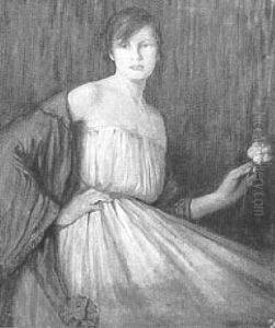 Portrait Of Annie Ellis by Hugh Bellingham-Smith