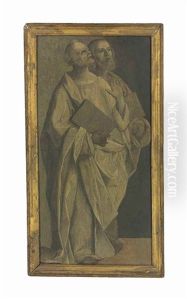 Saint Peter And Saint John The Evangelist - En Grisaille