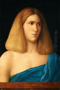 Portratt Av Yngling, Bystbild by Giovanni Bellini