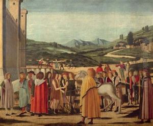 Der Disput Zwischen Poseidon Und Athena by Giovanni Bellini