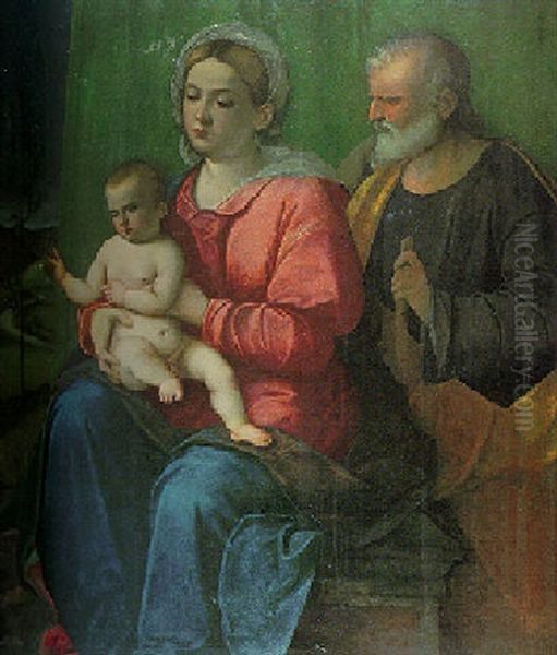 La Vierge Et L'enfant Avec Saint Joseph - view 1