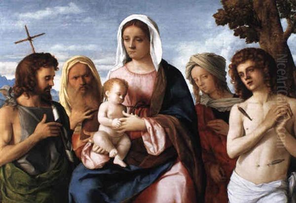 The Virgin And Child With Saints John, Zachariah, Margaret And Sebastian - view 1