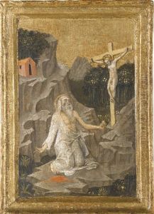 Saint Jerome In The Wilderness by Jacopo Bellini