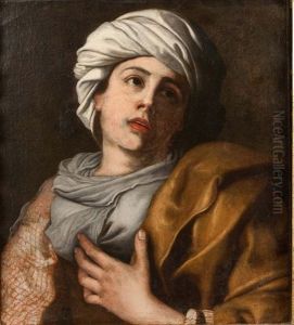 Sibylle Au Turban Blanc by Antonio De Bellis