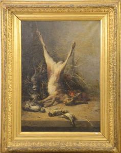 Nature Morte Au Lievre by Hubert Bellis