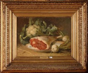 Nature Morte Au Gigot Et Aux Legumes