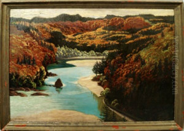 Extensive Mountain River Landscape - view 1