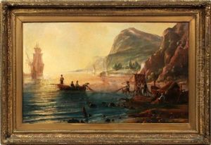 Harbor Scene Harbor Scene