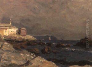 Houses On A Rocky Cliff