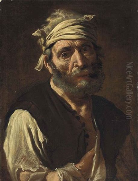 Study Of A Peasant - view 1