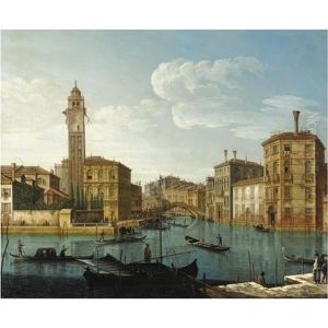 Venezia, Veduta Del Canal Grande by Pietro Bellotti