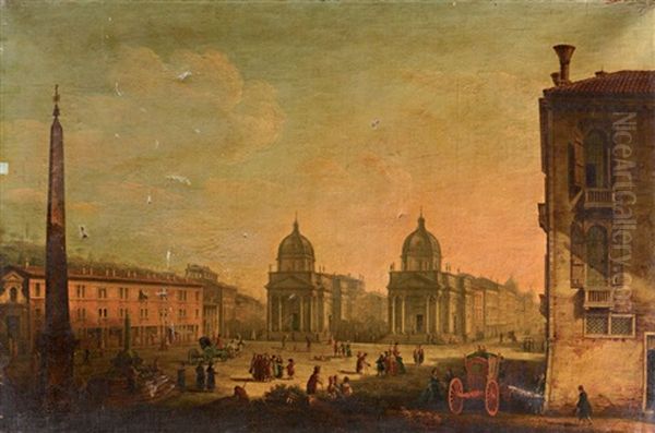 La Piazza Del Popolo A Rome - view 1