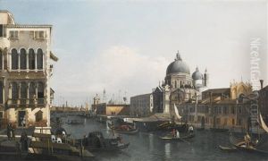 A View Of The Grand Canal: Santa Maria Della Salute And The Dogana From Campo Santa Maria Zobenigo