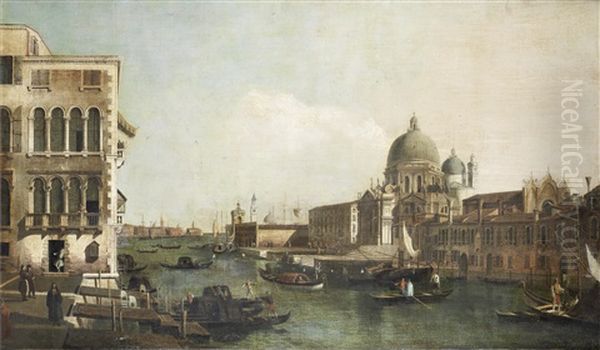 The Grand Canal With The Church Of Santa Maria Della Salute, Venice - view 1