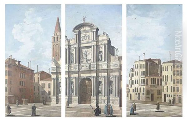 The Church Of Santa Maria Del Giglio, Venice (3 Works) - view 1
