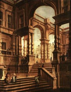 Architektur Capriccio Mit Figurenstaffage
