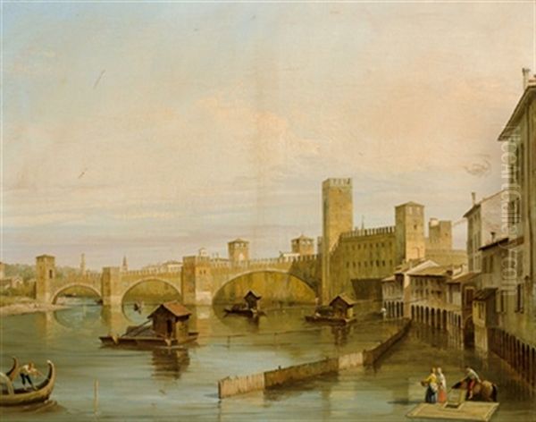 Motiv Aus Verona, Castel Vecchio - view 1