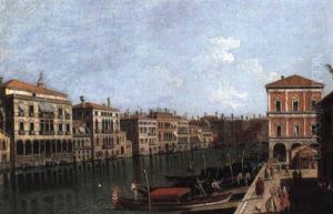 The Grand Canal, Venice, Looking Southeast by Bernardo Bellotto