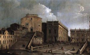 Piazza Del Campidoglio, Santa Maria D'aracoele, And The Cordonata, Rome