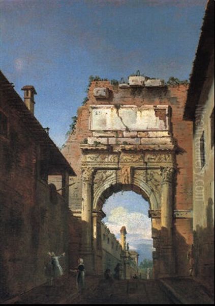 L'arco Di Tito E Gli Orti Farnesiani - view 1