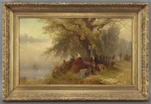The Ferry Landing by Albert Fitch Bellows