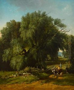 Going To Pasture by Albert Fitch Bellows