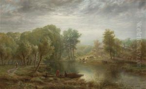 Activities Along The River by Albert Fitch Bellows