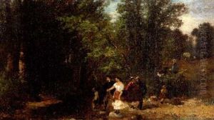 A Day In The Woods by Albert Fitch Bellows